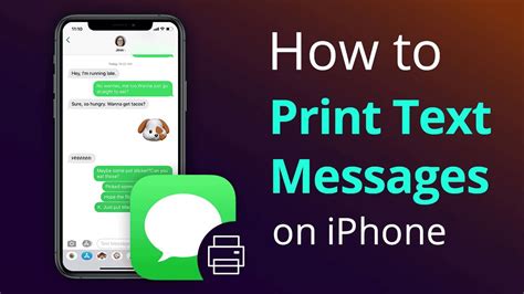 How to Print Text Messages from iPhone: A Guide with Multiple Views